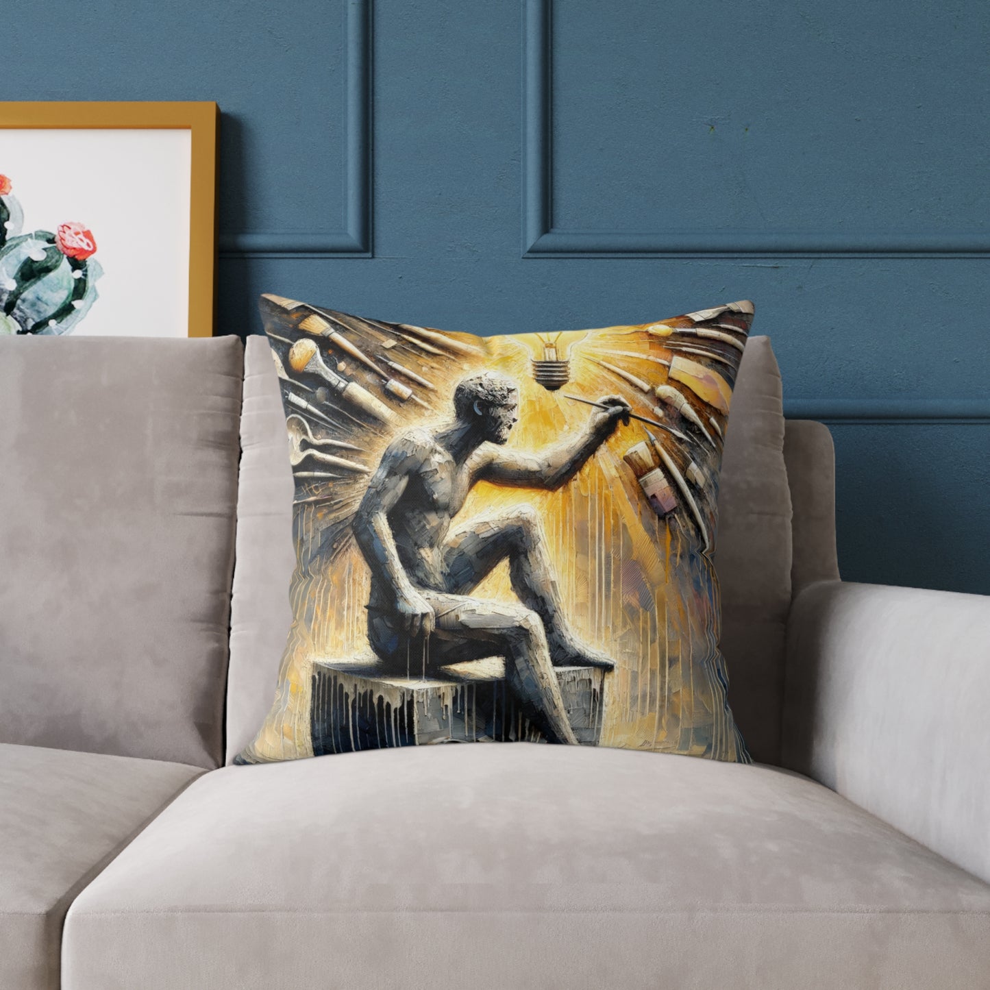 Idea Sculptor Genesis Spun Polyester Pillow