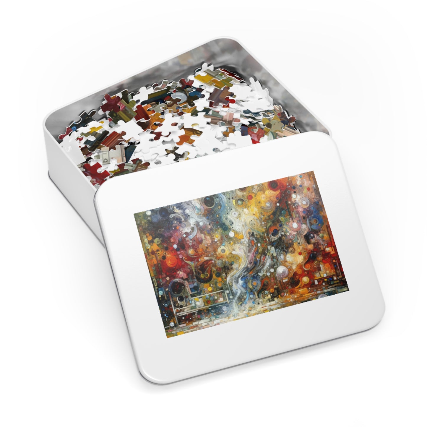 Perception Mosaic Abstract Jigsaw Puzzle (30, 110, 252, 500,1000-Piece)