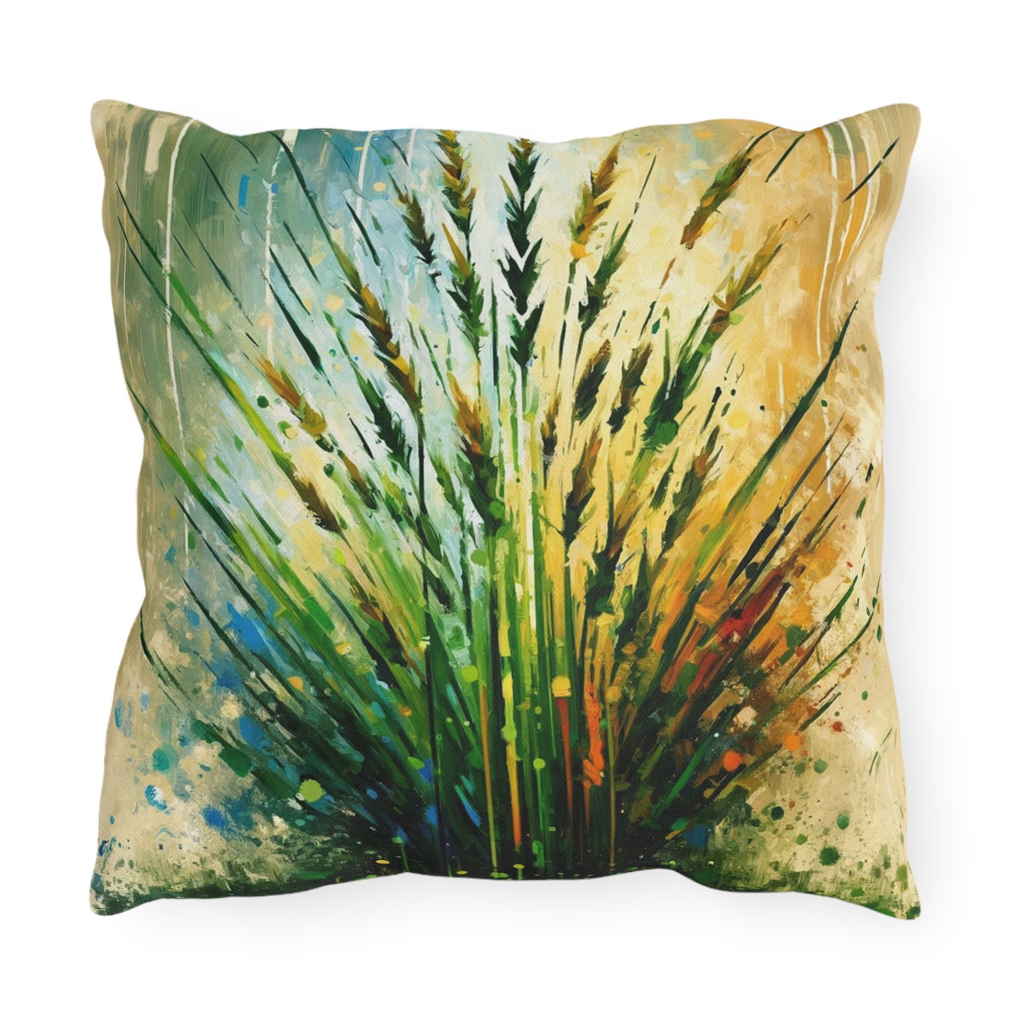 Grass Testament Change Outdoor Pillows