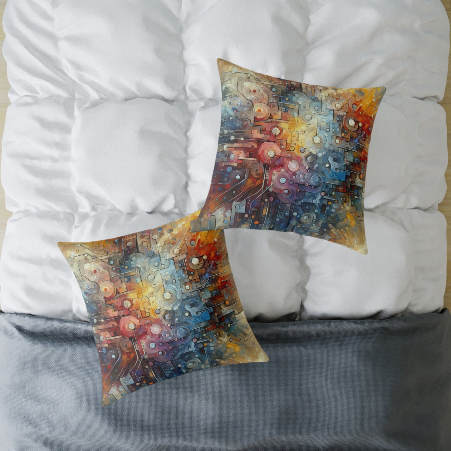 Empathy Scaffold Unity Spun Polyester Pillow