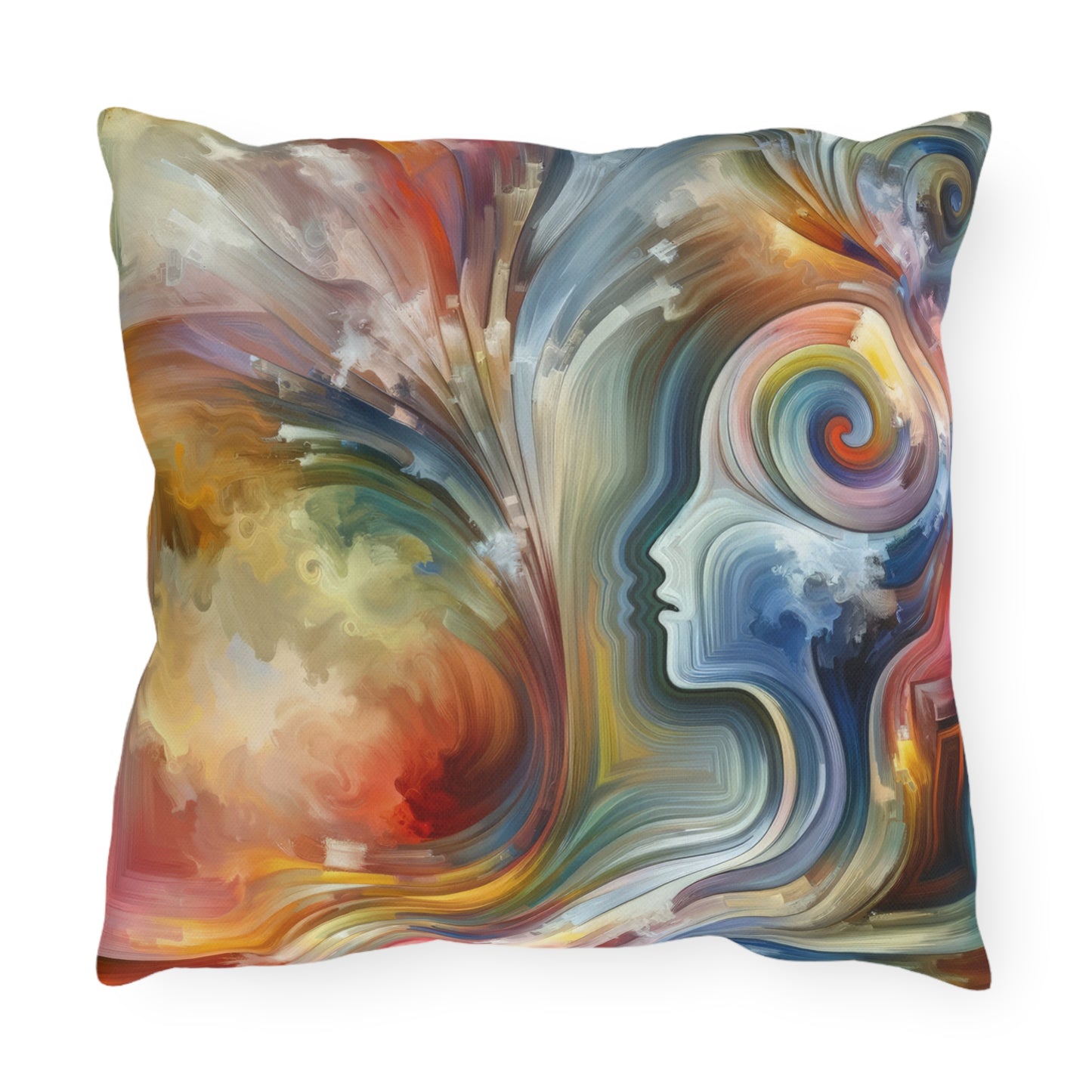 Empathy Binding Spirit Outdoor Pillows