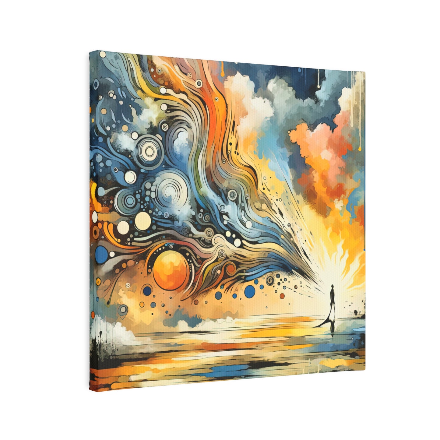 Intentional Awakening Reflection Canvas Photo Tile