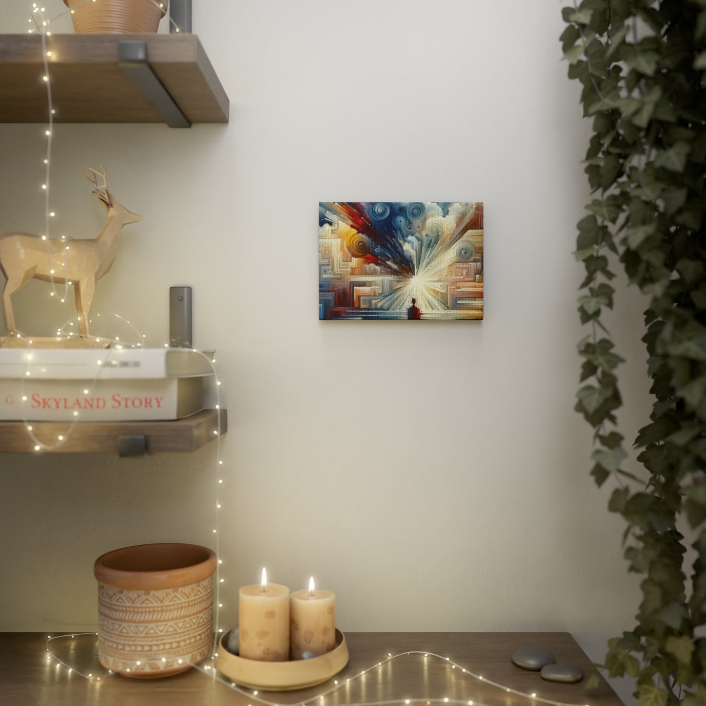 Memory Labyrinth Focus Canvas Photo Tile