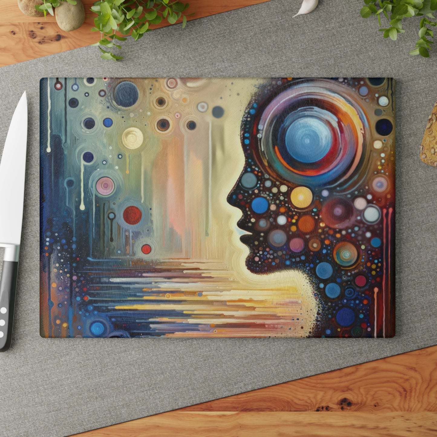 Echoed Intrinsic Universality Glass Cutting Board