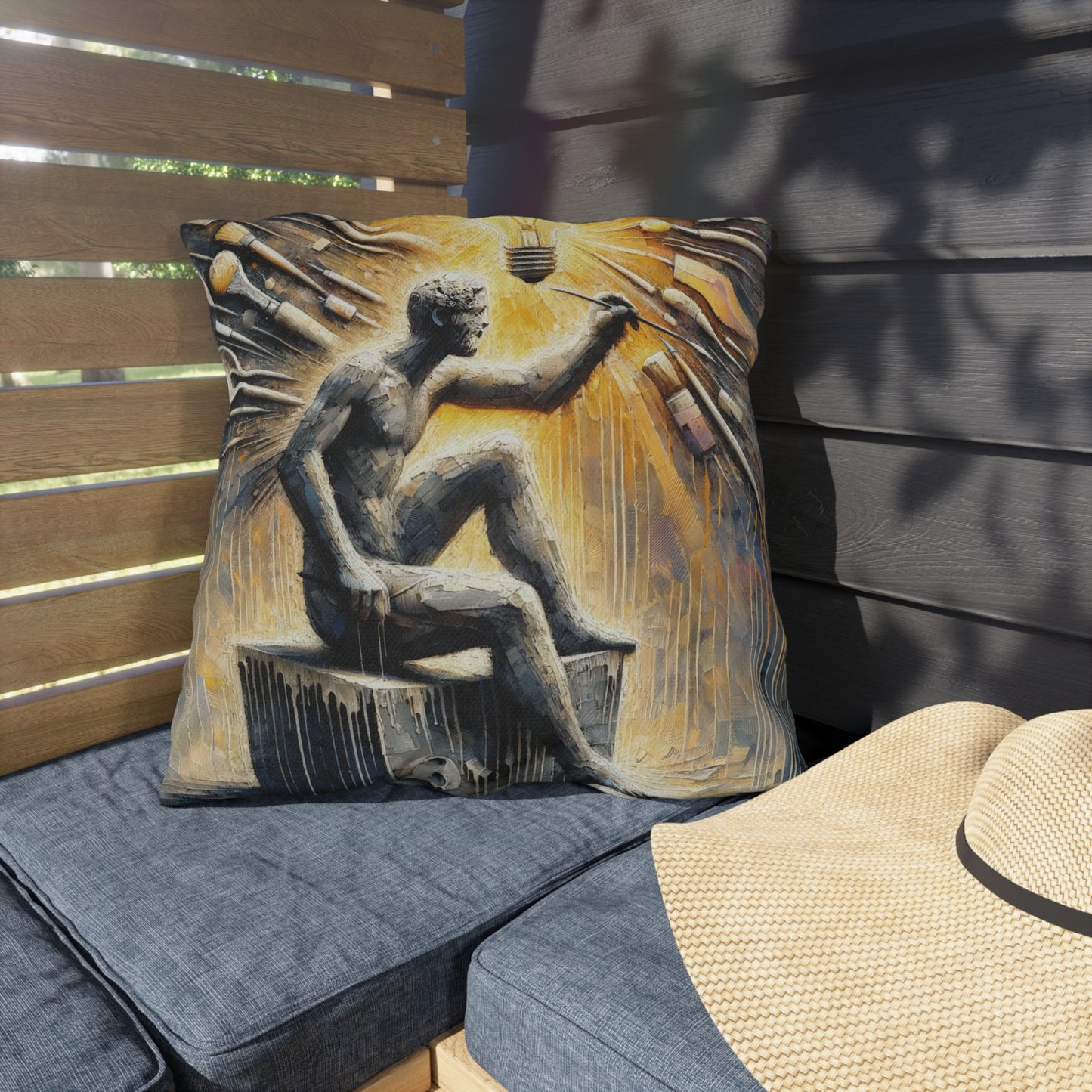 Idea Sculptor Genesis Outdoor Pillows