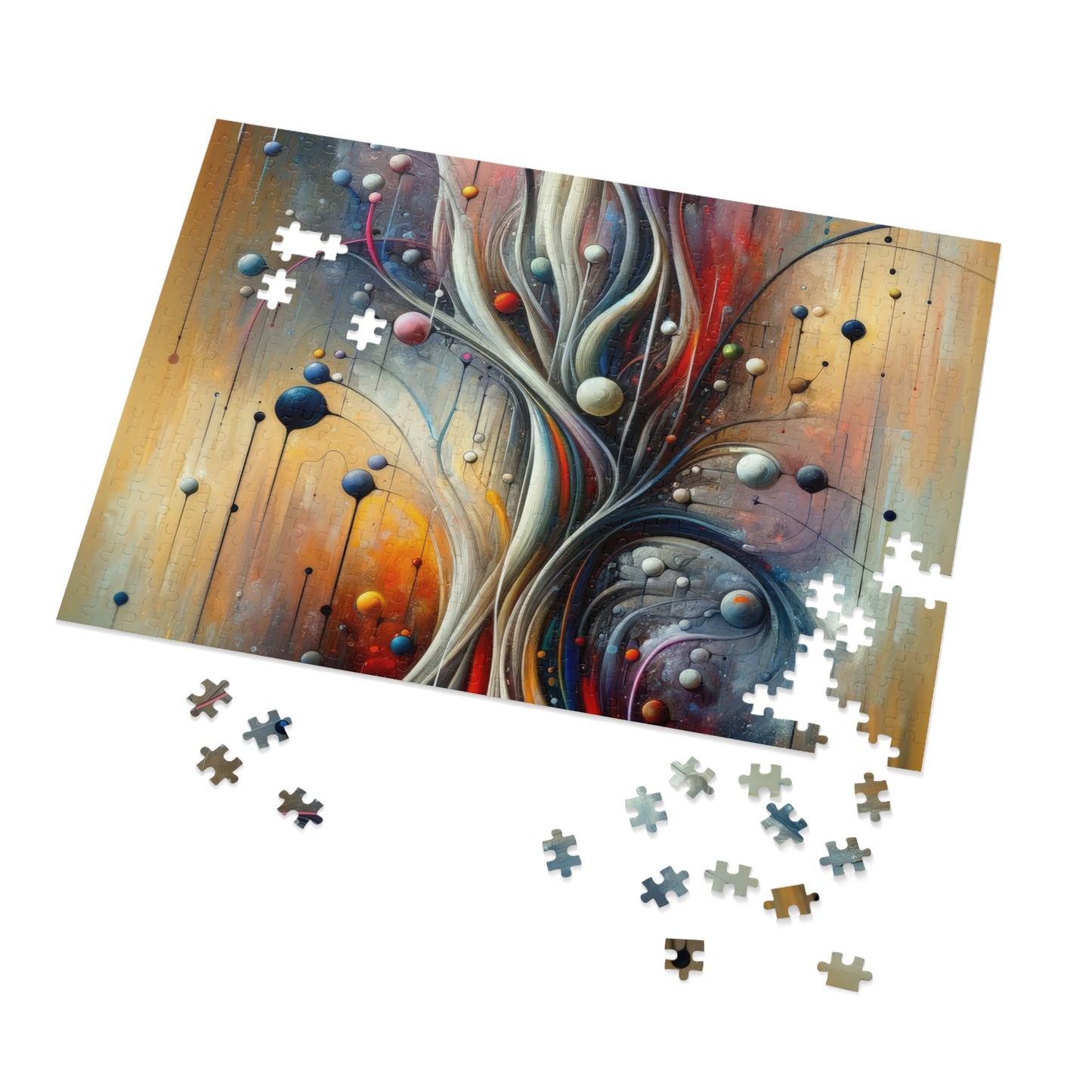 Invisible Threads Influence Jigsaw Puzzle (30, 110, 252, 500,1000-Piece)