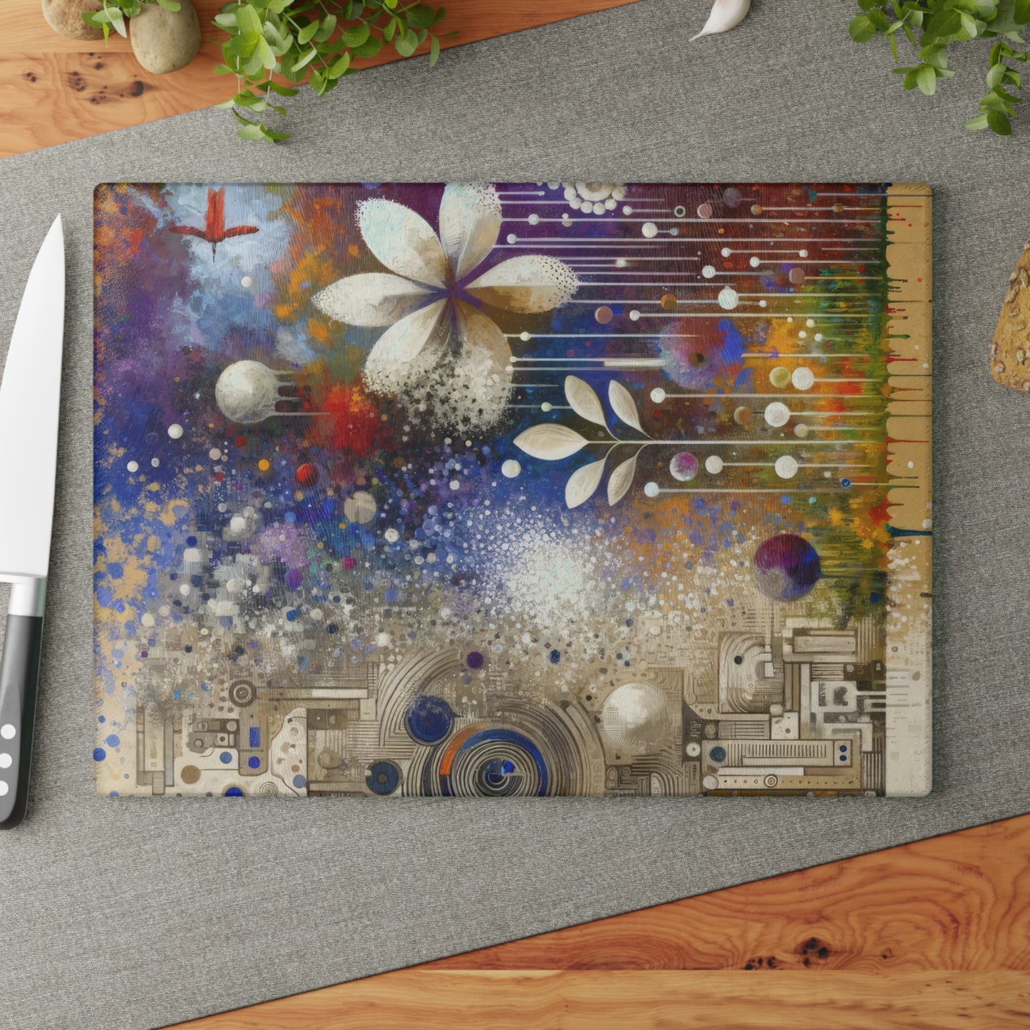Inner Algorithm Synthesis Glass Cutting Board