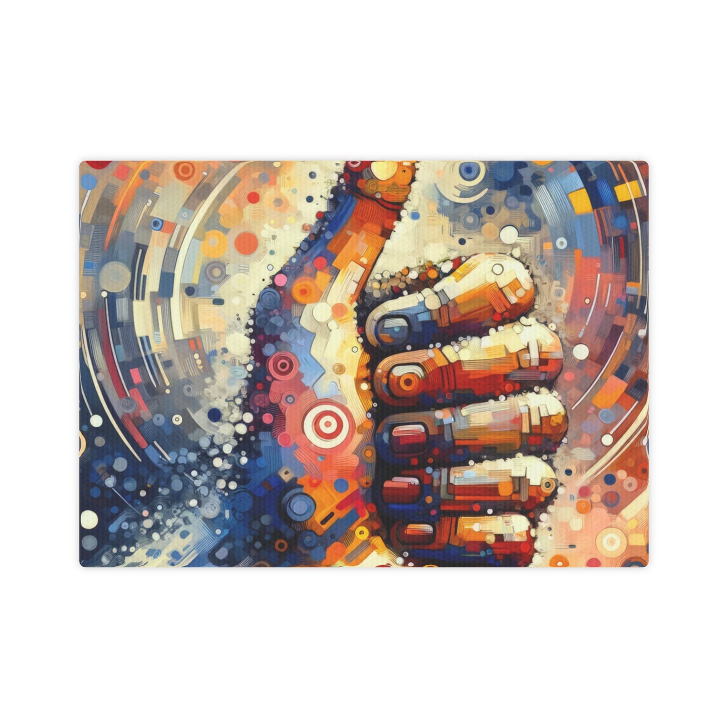 Digital Gratitude Nod Canvas Photo Tile