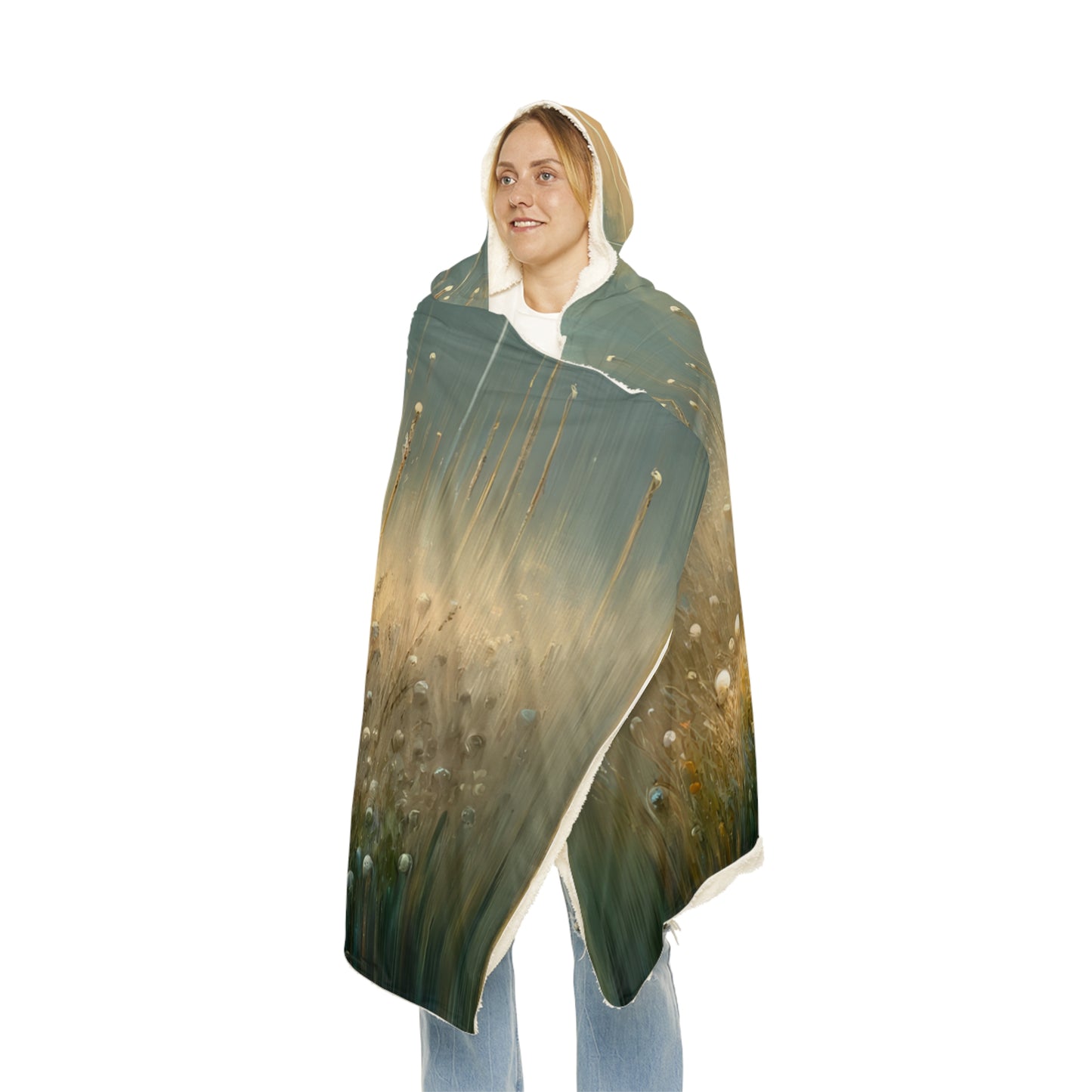 Observant Delicacy Heart Snuggle Blanket