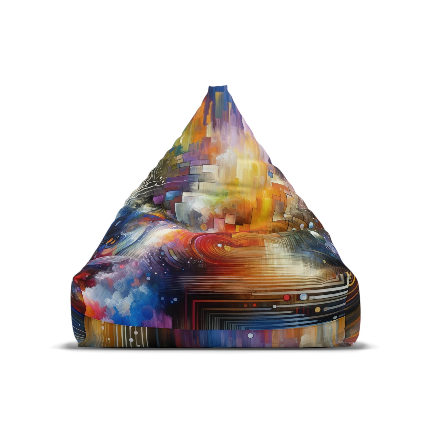 Abstract Technicolor Synthesis Bean Bag Chair Cover