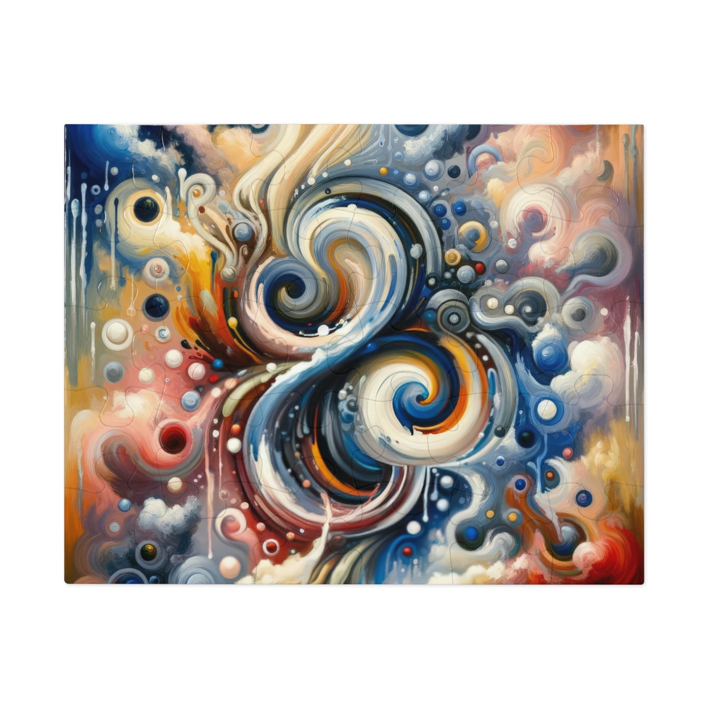 Paradoxical Embrace Tachism Jigsaw Puzzle (30, 110, 252, 500,1000-Piece)