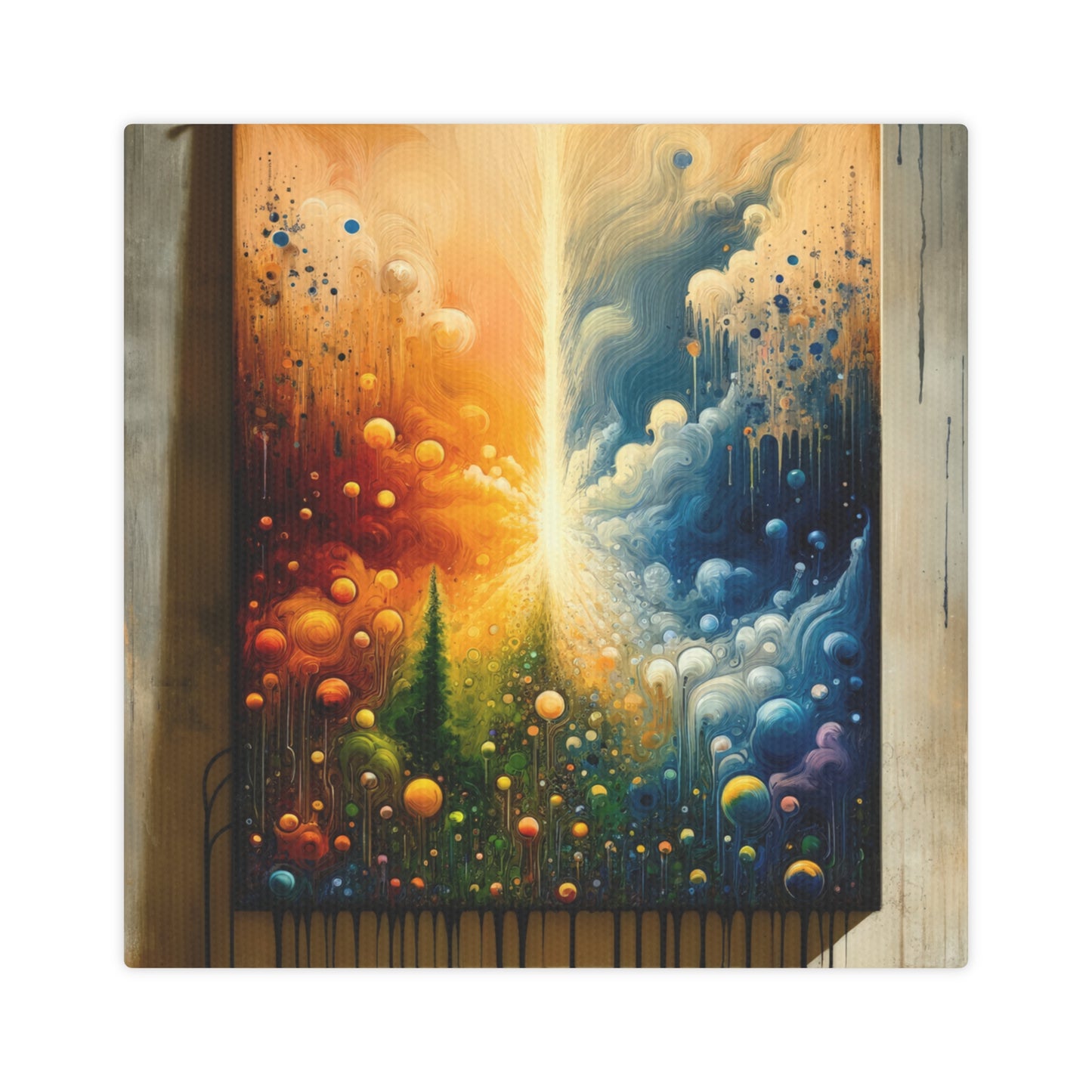 Disconnecting Harmonious Reconnection Canvas Photo Tile