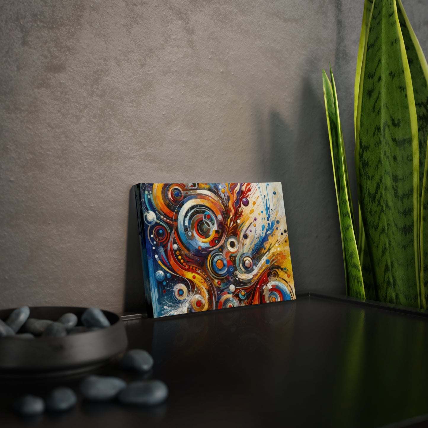Harmonic Abstract Synergy Canvas Photo Tile