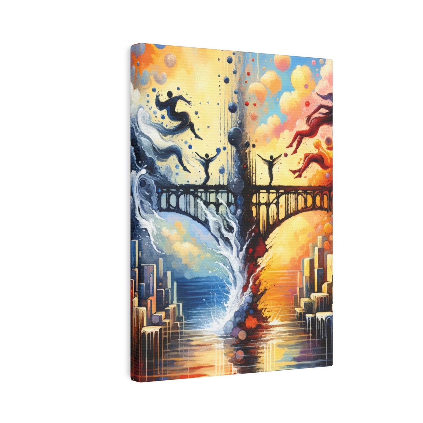 Faithful Diving Bridges Canvas Photo Tile