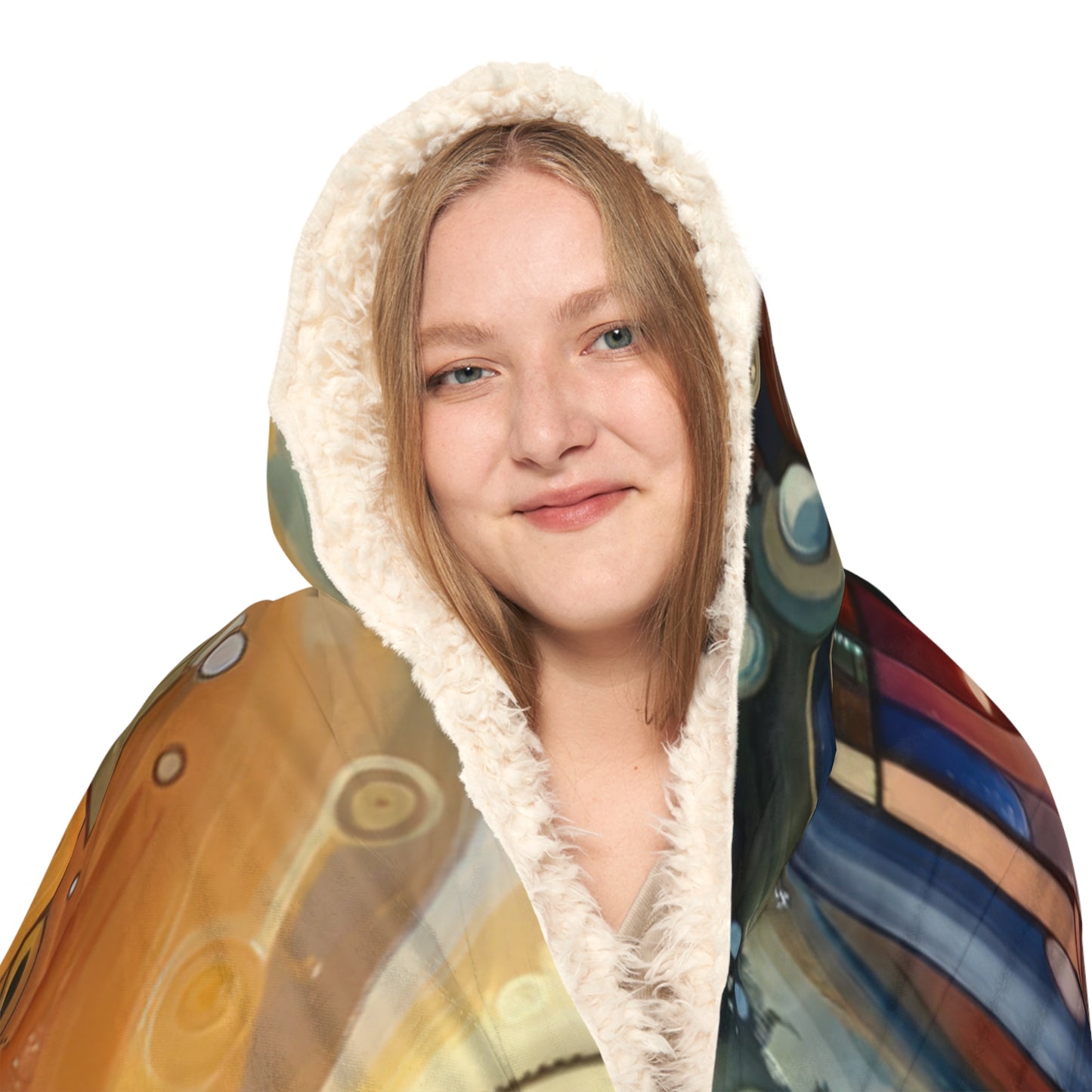 Ritualistic Growth Symphony Snuggle Blanket