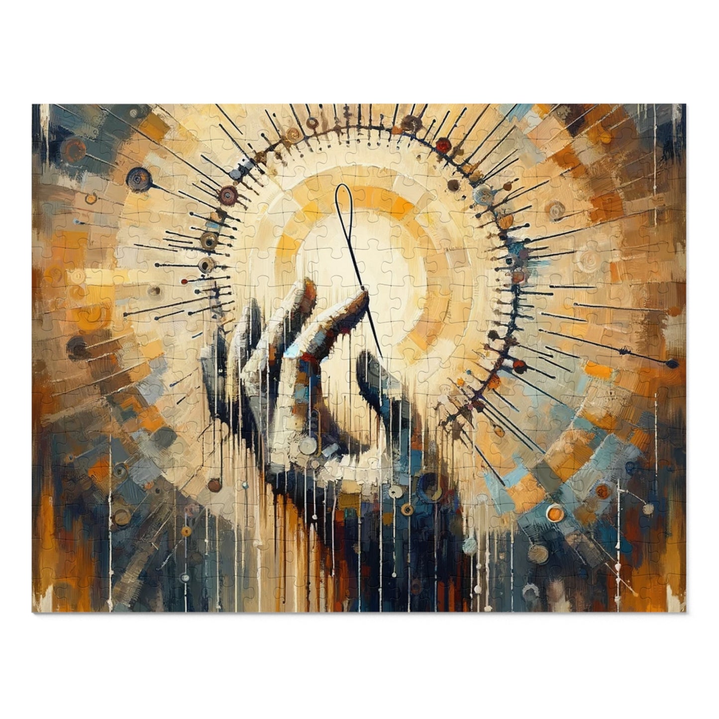 Sovereign Reflective Tachism Jigsaw Puzzle (30, 110, 252, 500,1000-Piece)