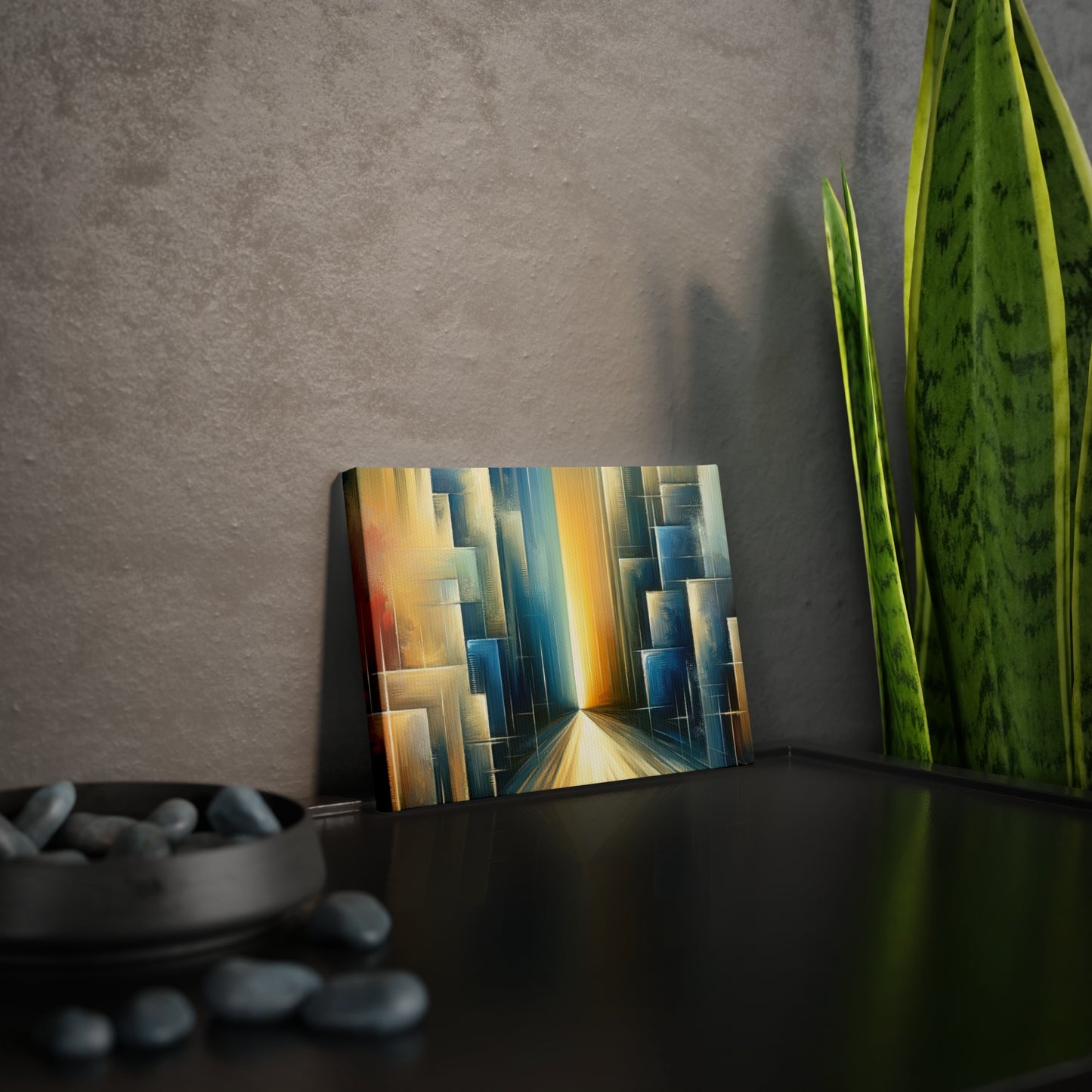 Echoes Dissolving Light Canvas Photo Tile