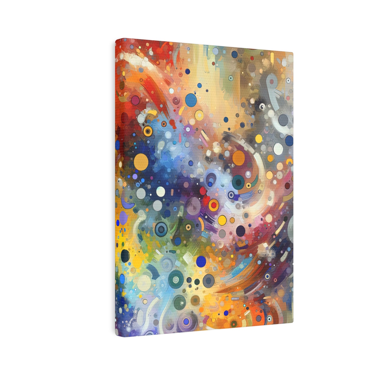 Humorous Unified Tachism Canvas Photo Tile