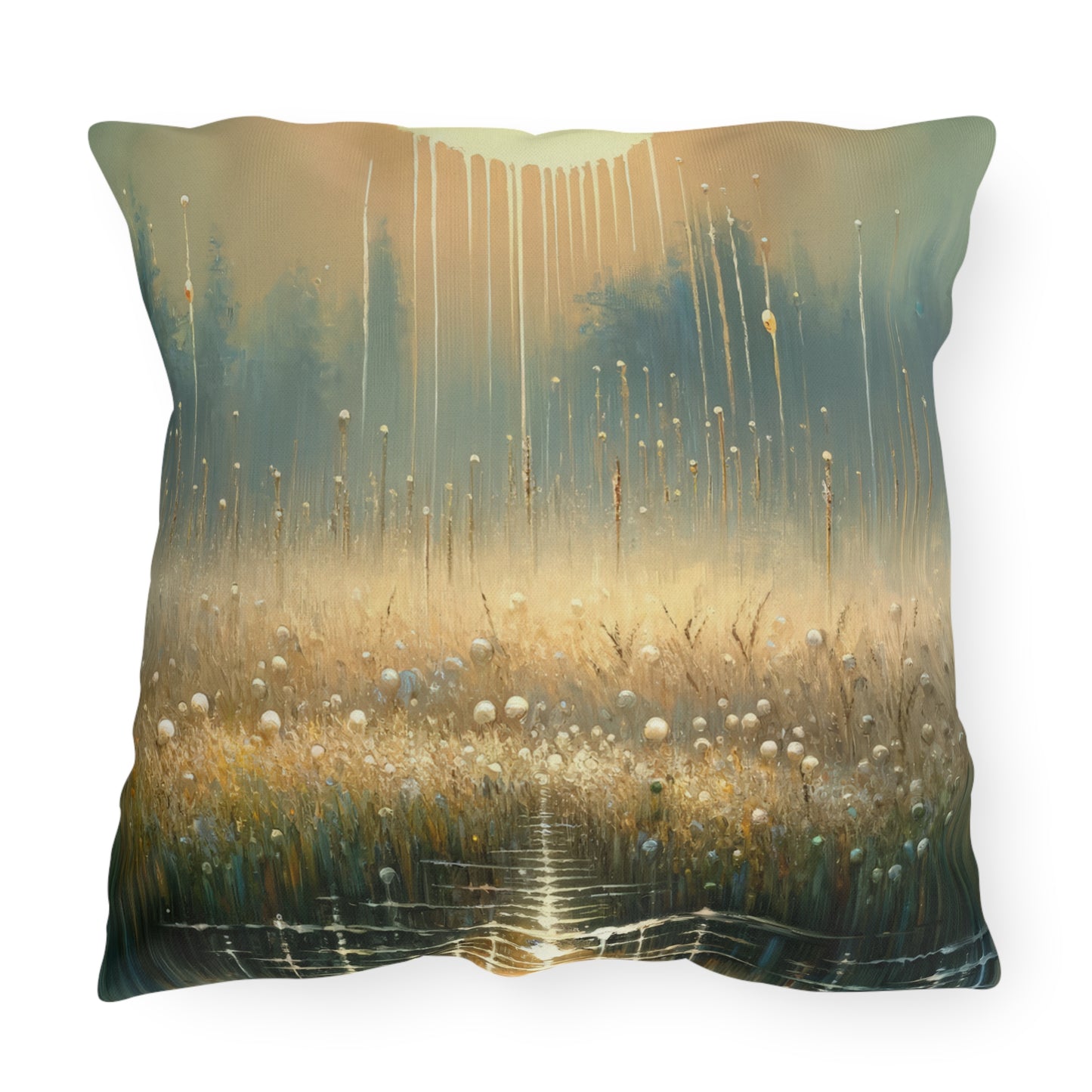 Observant Delicacy Heart Outdoor Pillows