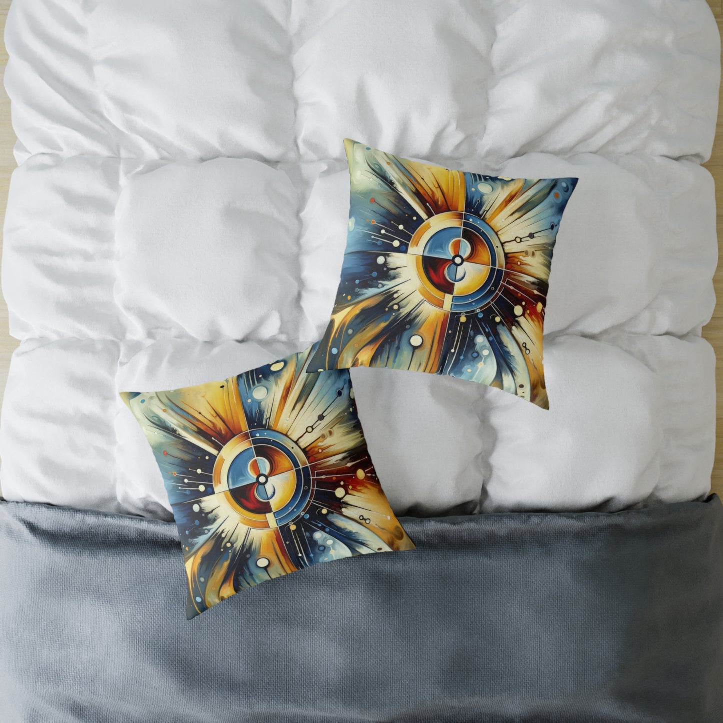 Compassionate Ethical Guidance Spun Polyester Pillow