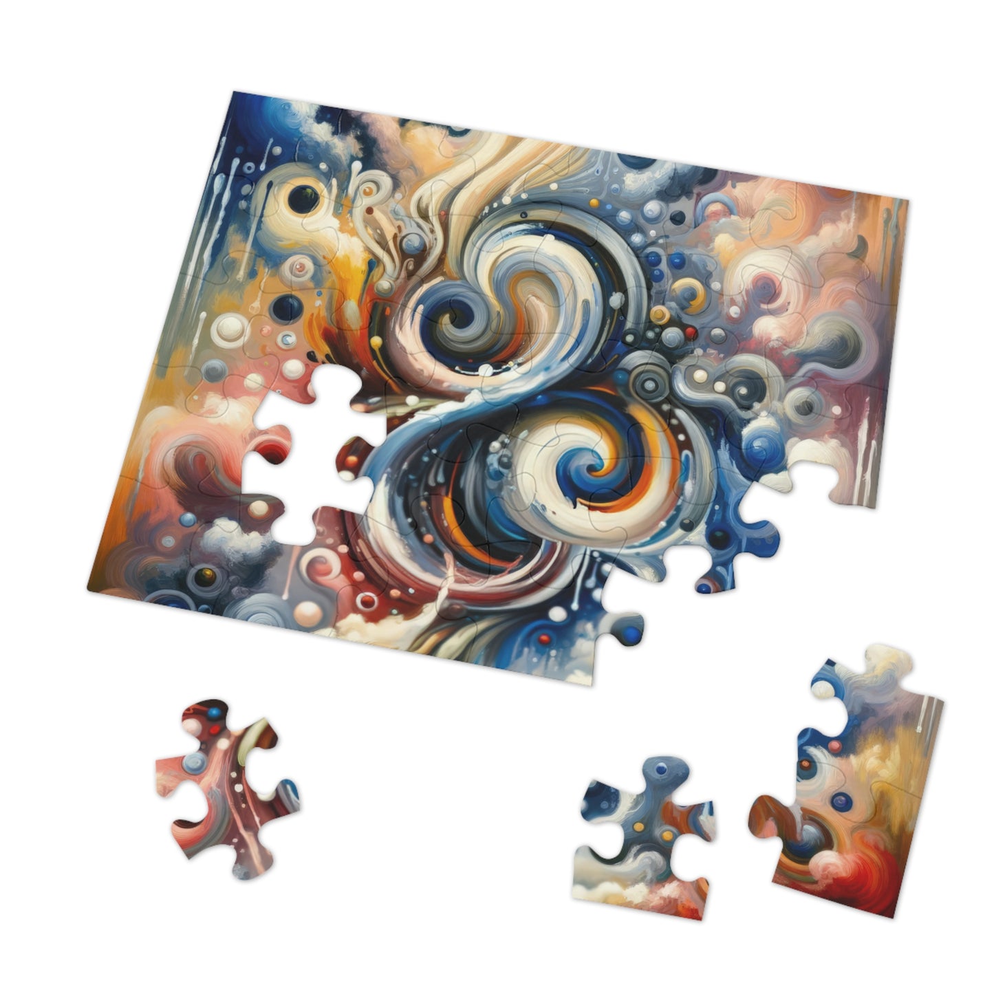 Paradoxical Embrace Tachism Jigsaw Puzzle (30, 110, 252, 500,1000-Piece)