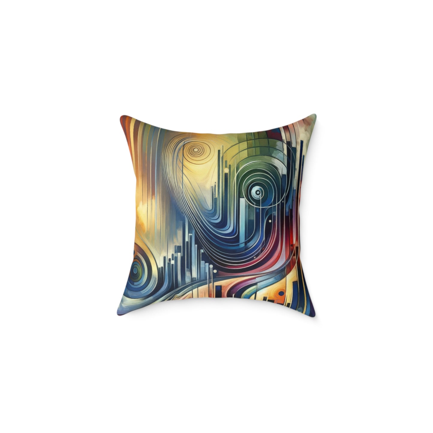 Effort Amplifies Outcome Spun Polyester Pillow