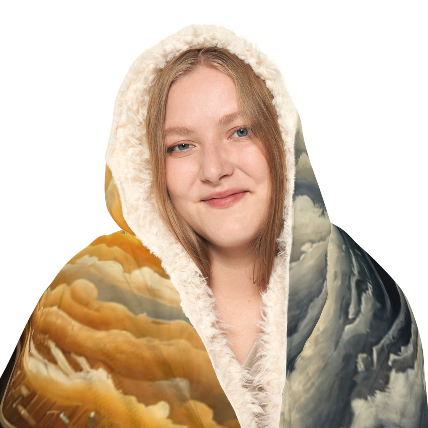 Subdued Revolutionary Currents Snuggle Blanket