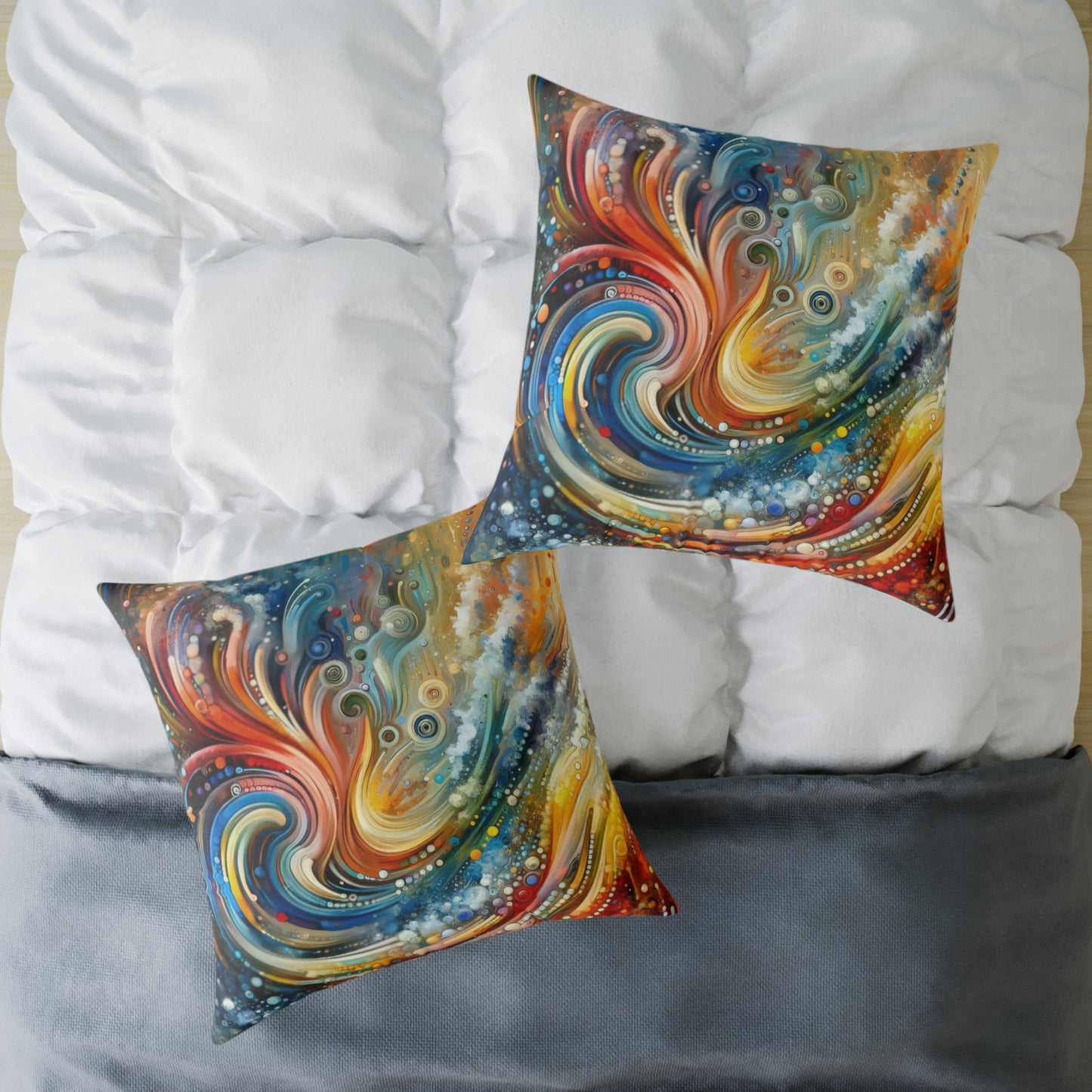 Dynamic Unity Tapestry Spun Polyester Pillow