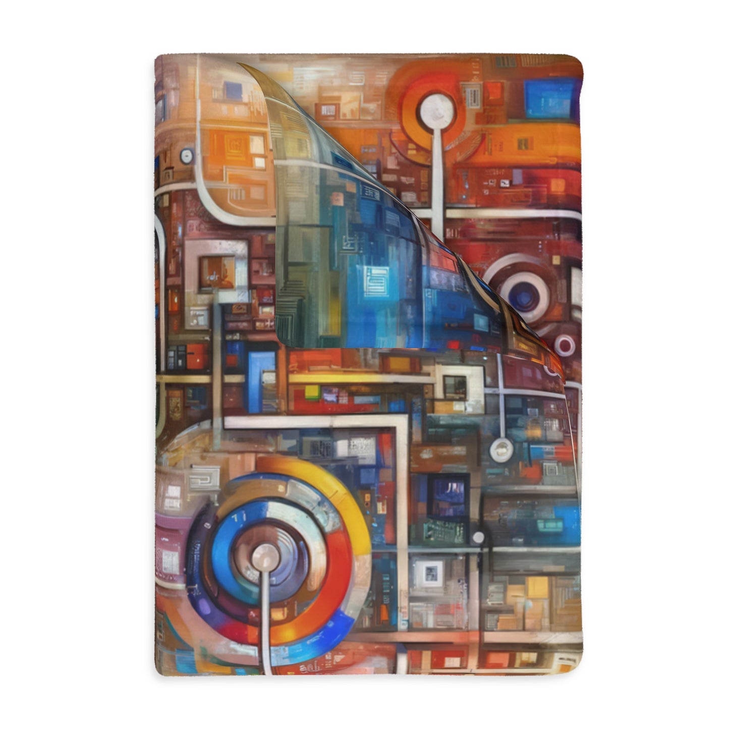 Grandest App Tapestry Velveteen Microfiber Blanket (Two-sided print)