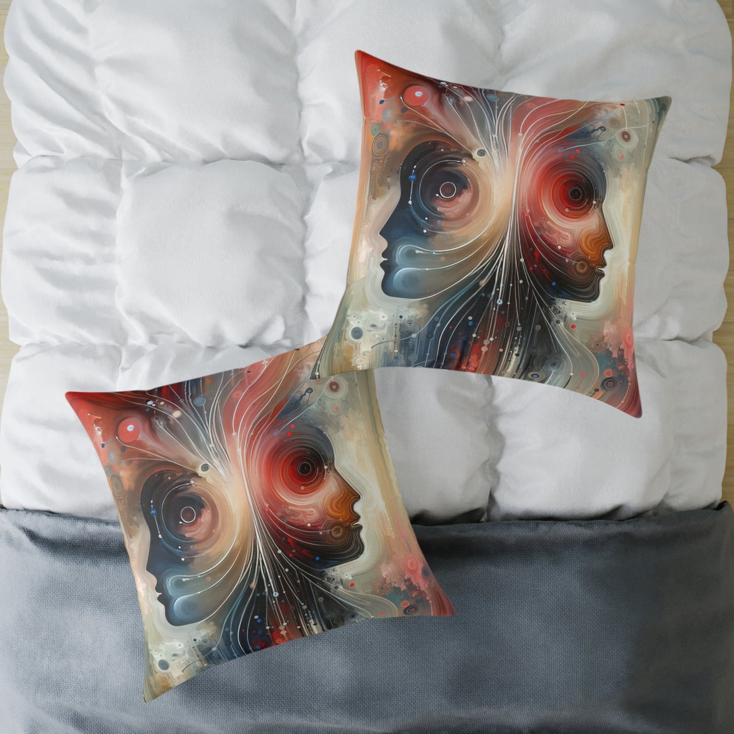 Empathetic Exchange Essence Spun Polyester Pillow