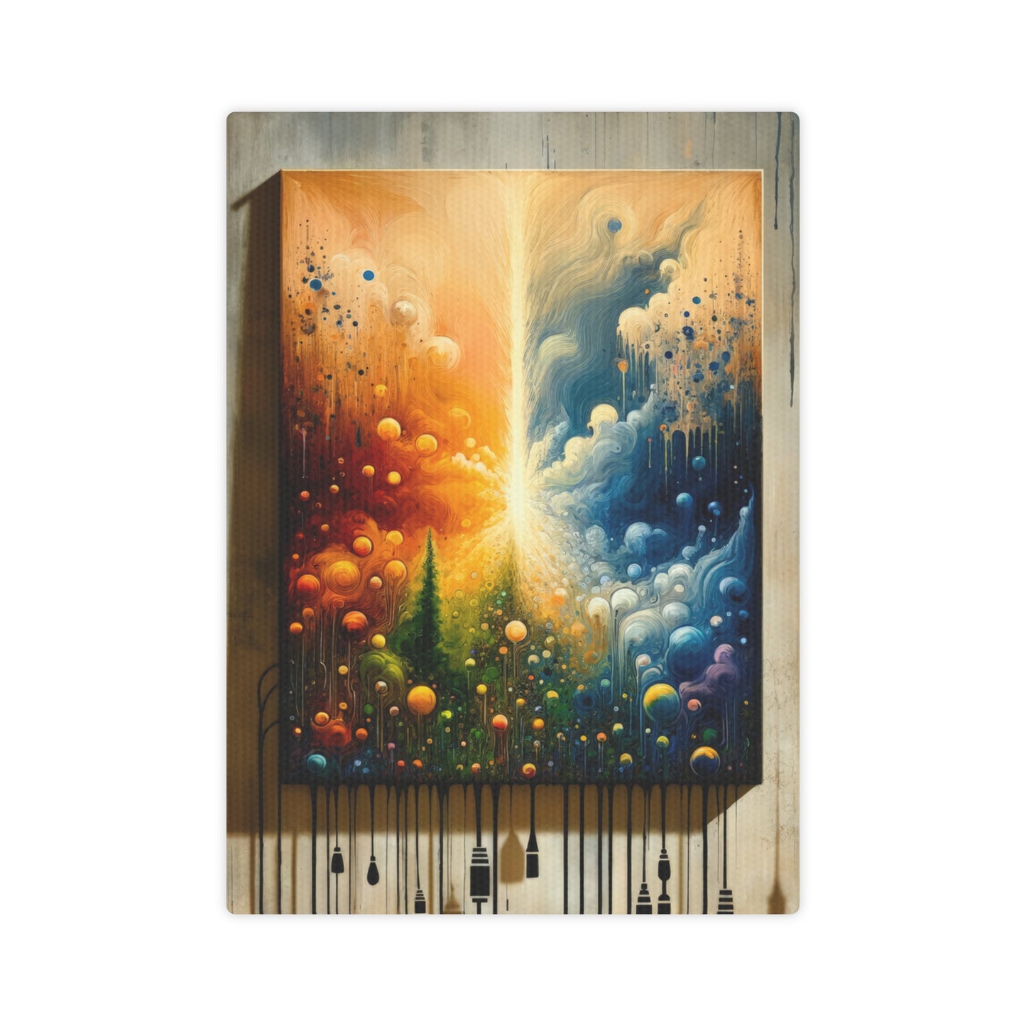 Disconnecting Harmonious Reconnection Canvas Photo Tile