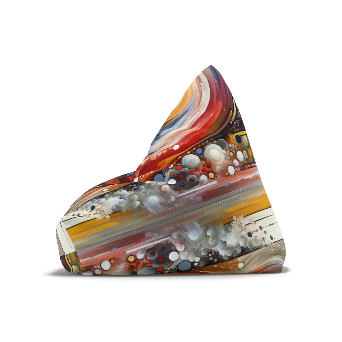 Harmonic Swirl Elegance Bean Bag Chair Cover