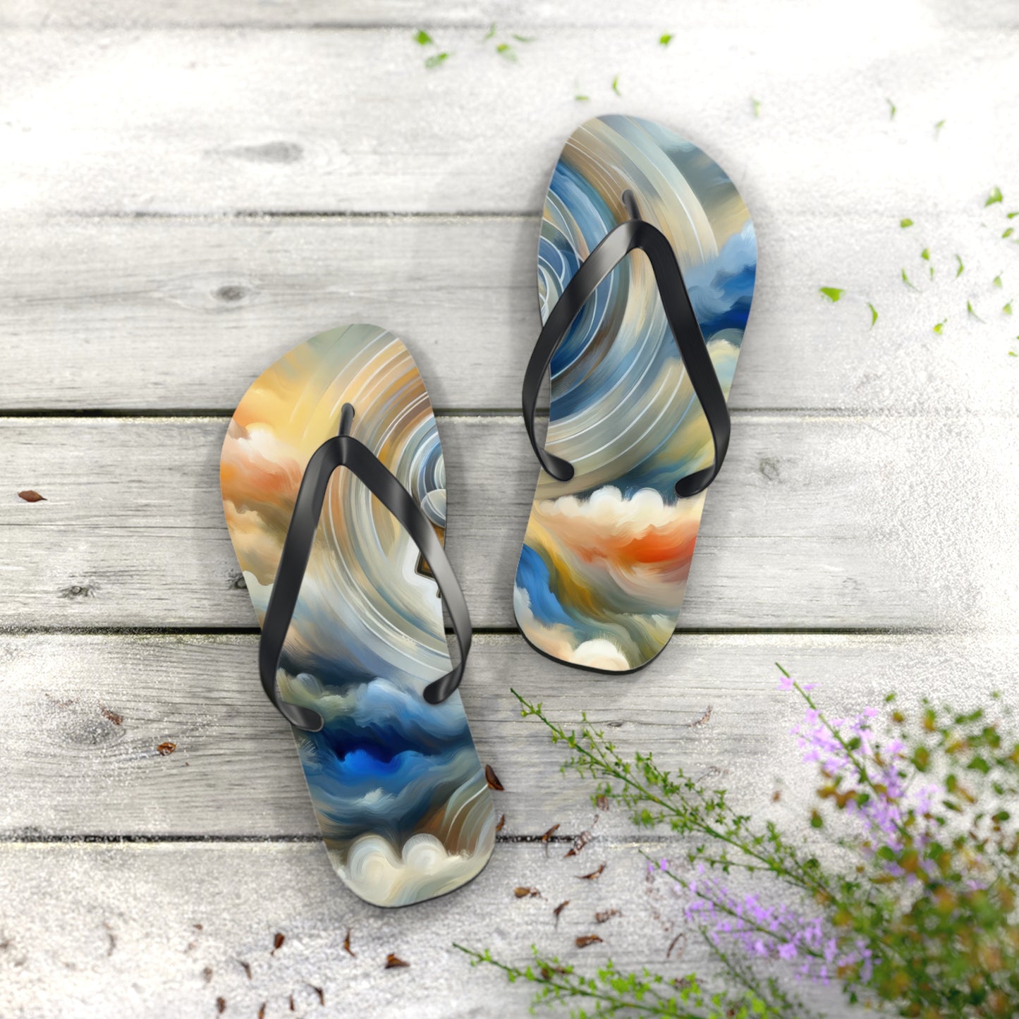 Mindful Unified Awakening Flip Flops