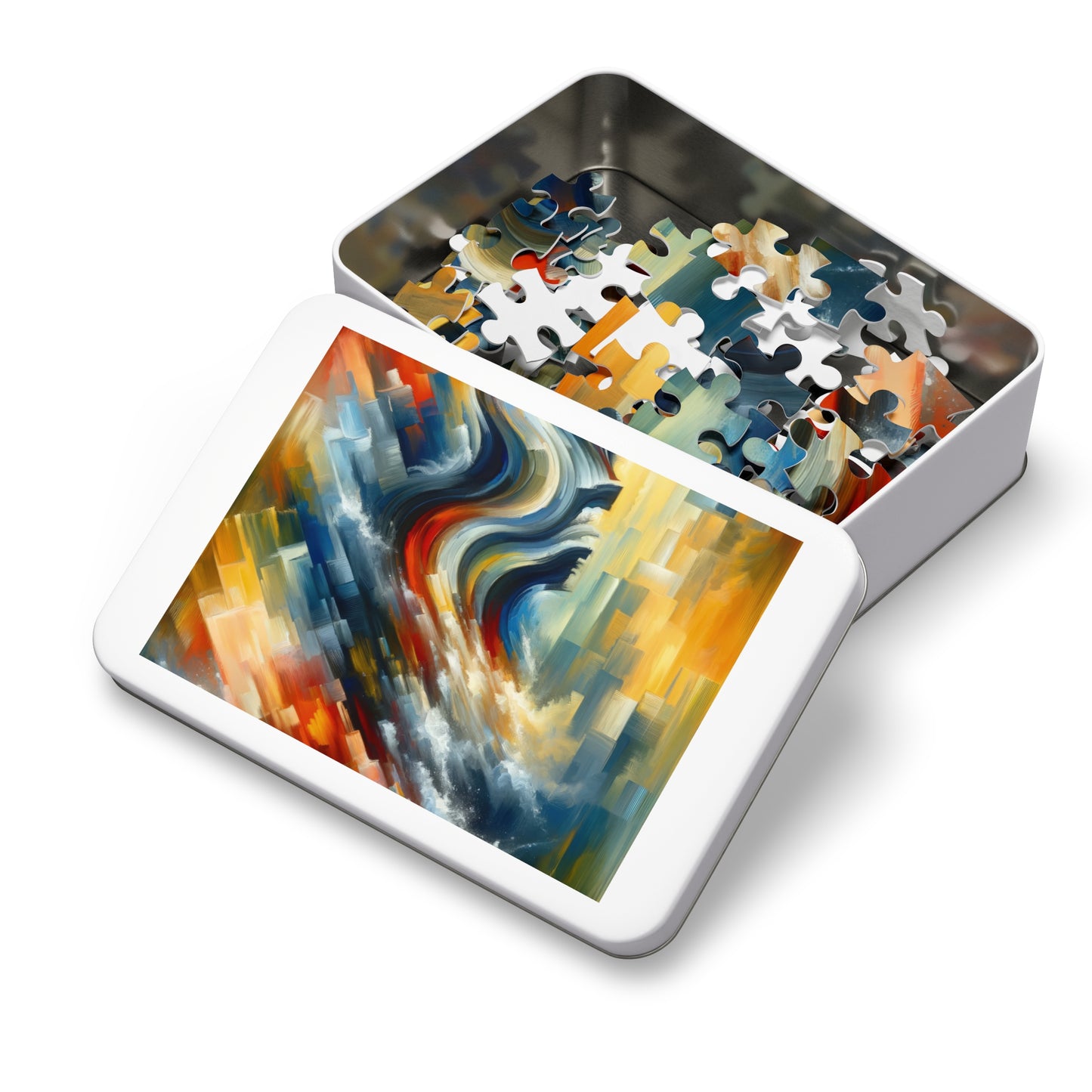 Persistence Force Abstract Jigsaw Puzzle (30, 110, 252, 500,1000-Piece)