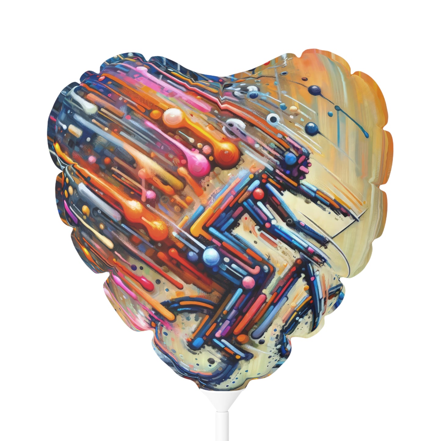 Vibrant Dynamic Sovereignty Balloon (Round and Heart-shaped), 11"