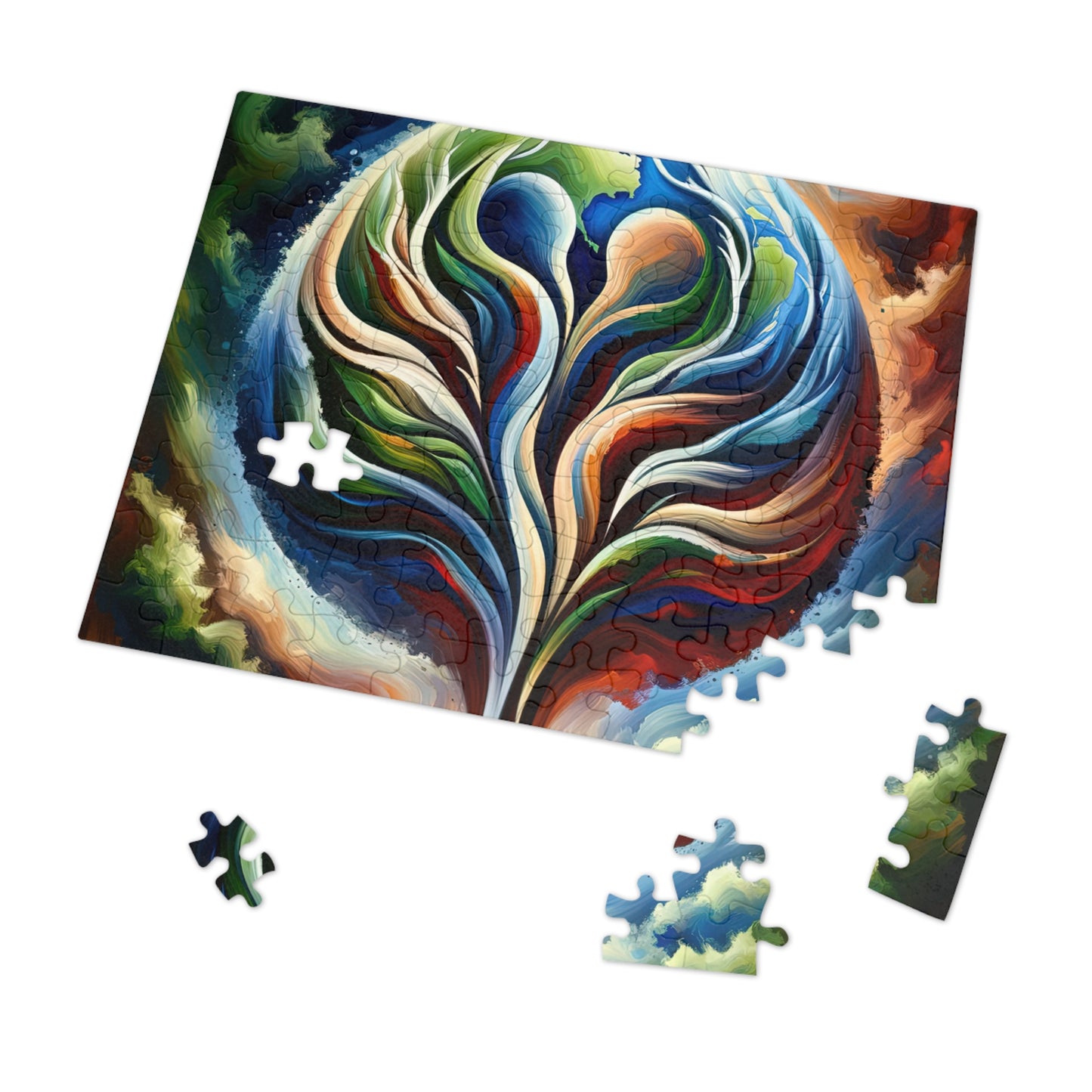 Interconnected Earth Advocates Jigsaw Puzzle (30, 110, 252, 500,1000-Piece)