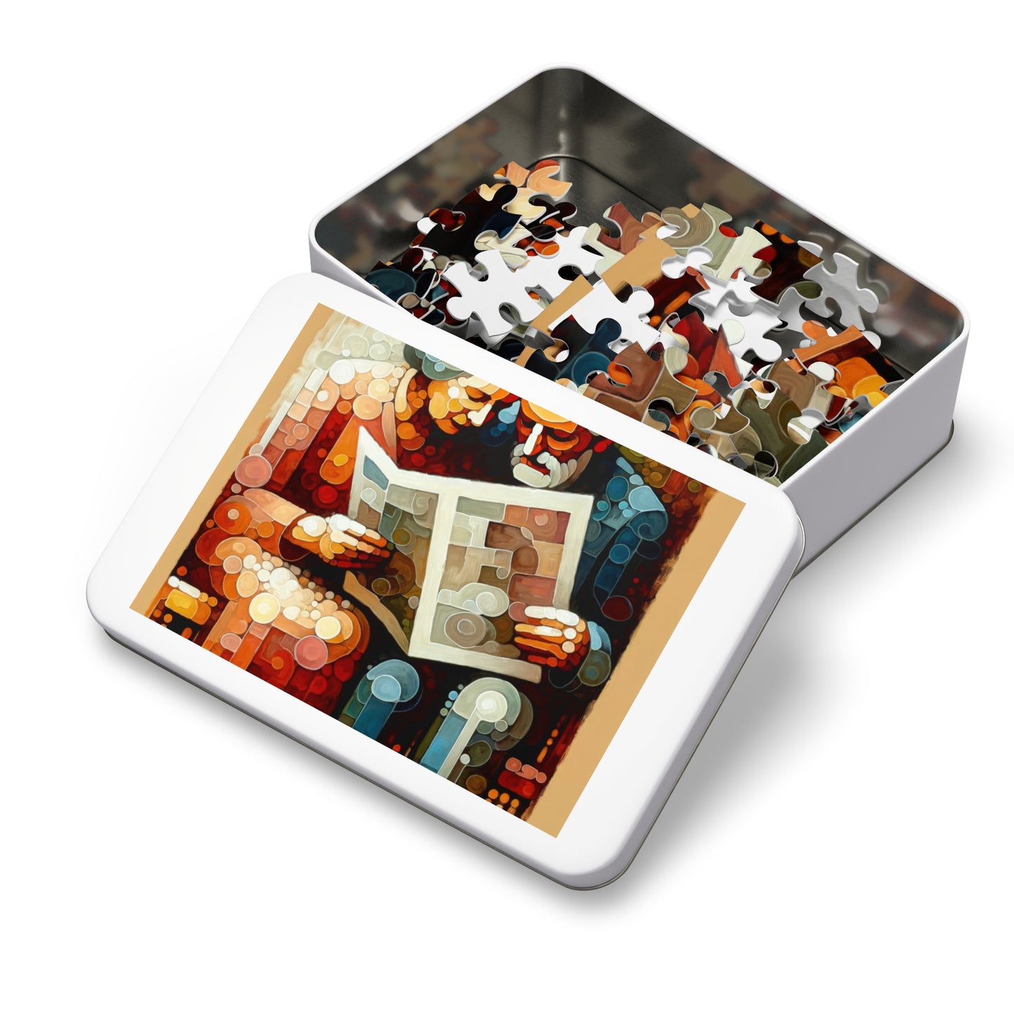 Elderly Unity Tachism Jigsaw Puzzle (30, 110, 252, 500,1000-Piece)