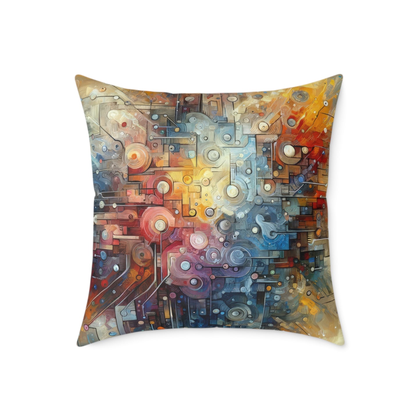 Empathy Scaffold Unity Spun Polyester Pillow