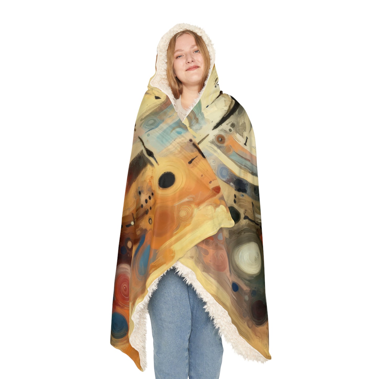 Guidance Abstract Compass Snuggle Blanket