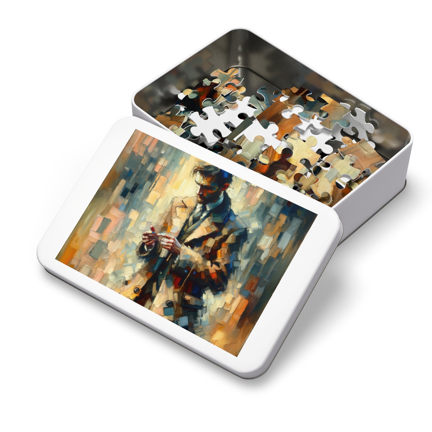 Urban Tachism Encounter Jigsaw Puzzle (30, 110, 252, 500,1000-Piece)