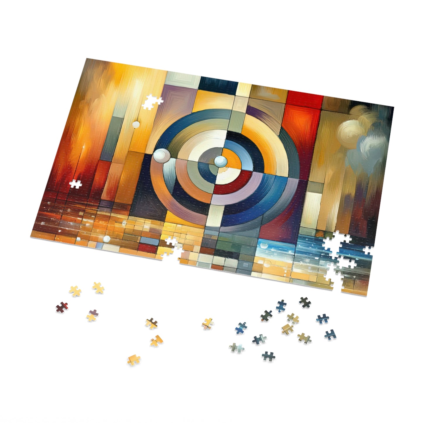 Oneness Through Tachism Jigsaw Puzzle (30, 110, 252, 500,1000-Piece)