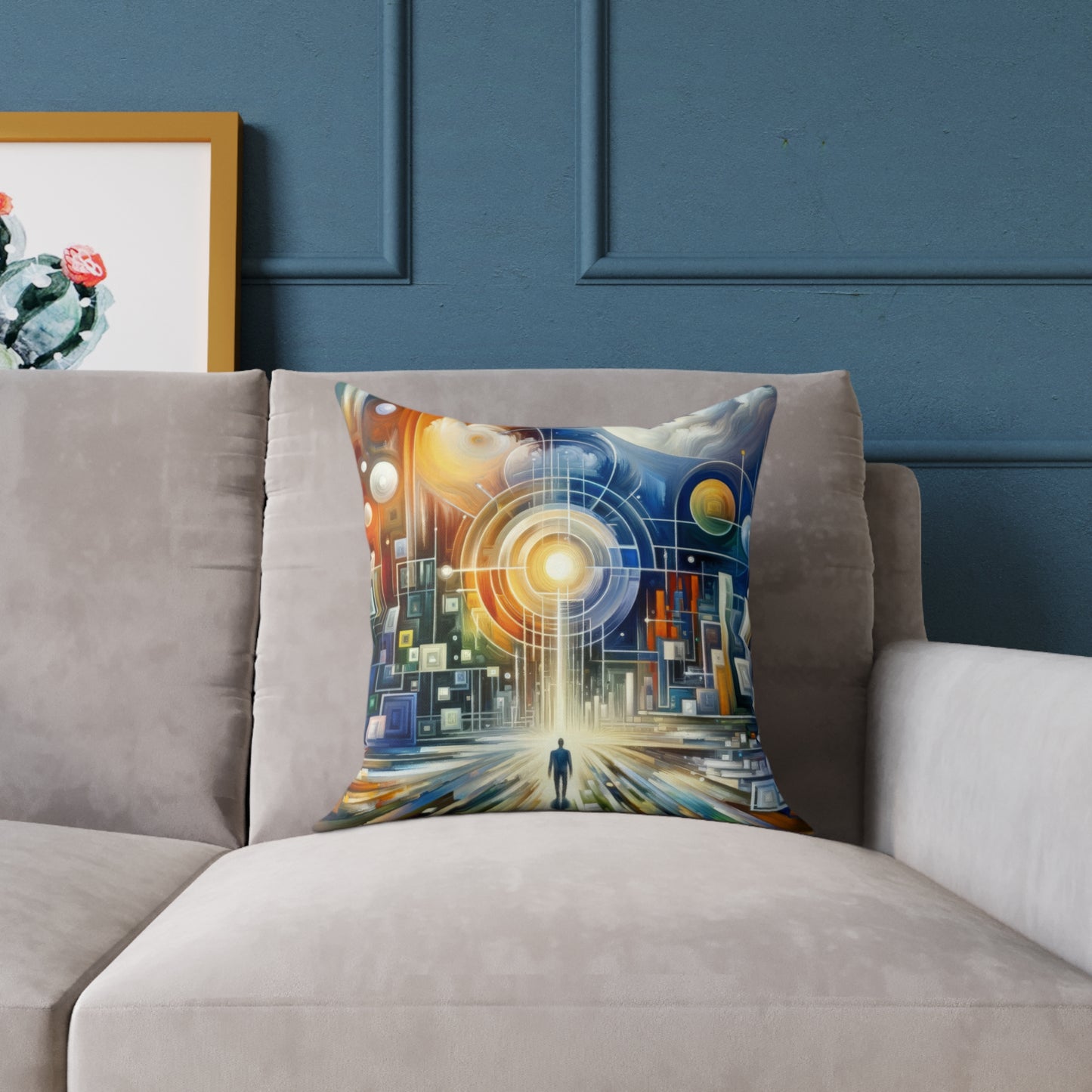 Mindful Megabyte Convergence Spun Polyester Pillow