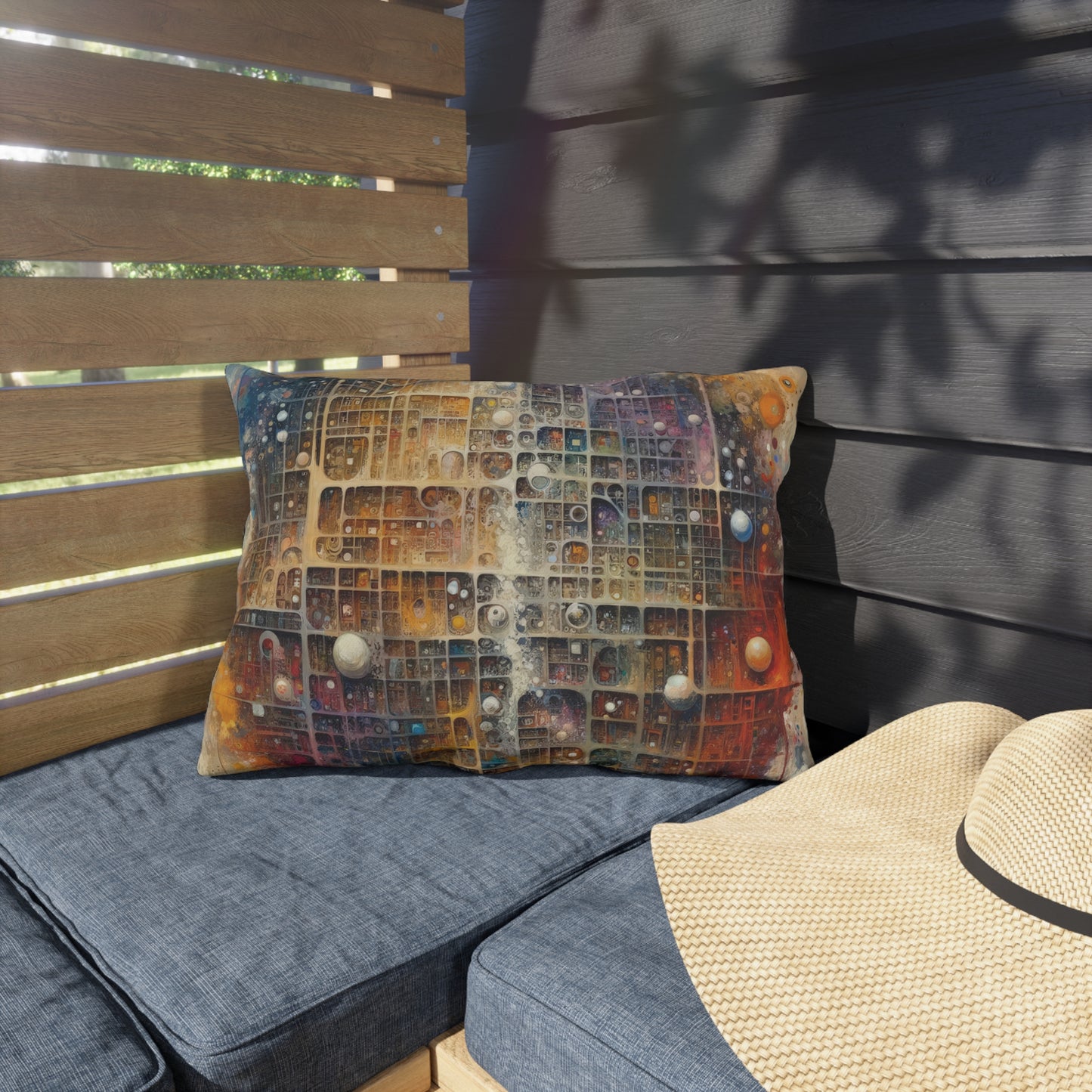 Integral Harmony Existence Outdoor Pillows