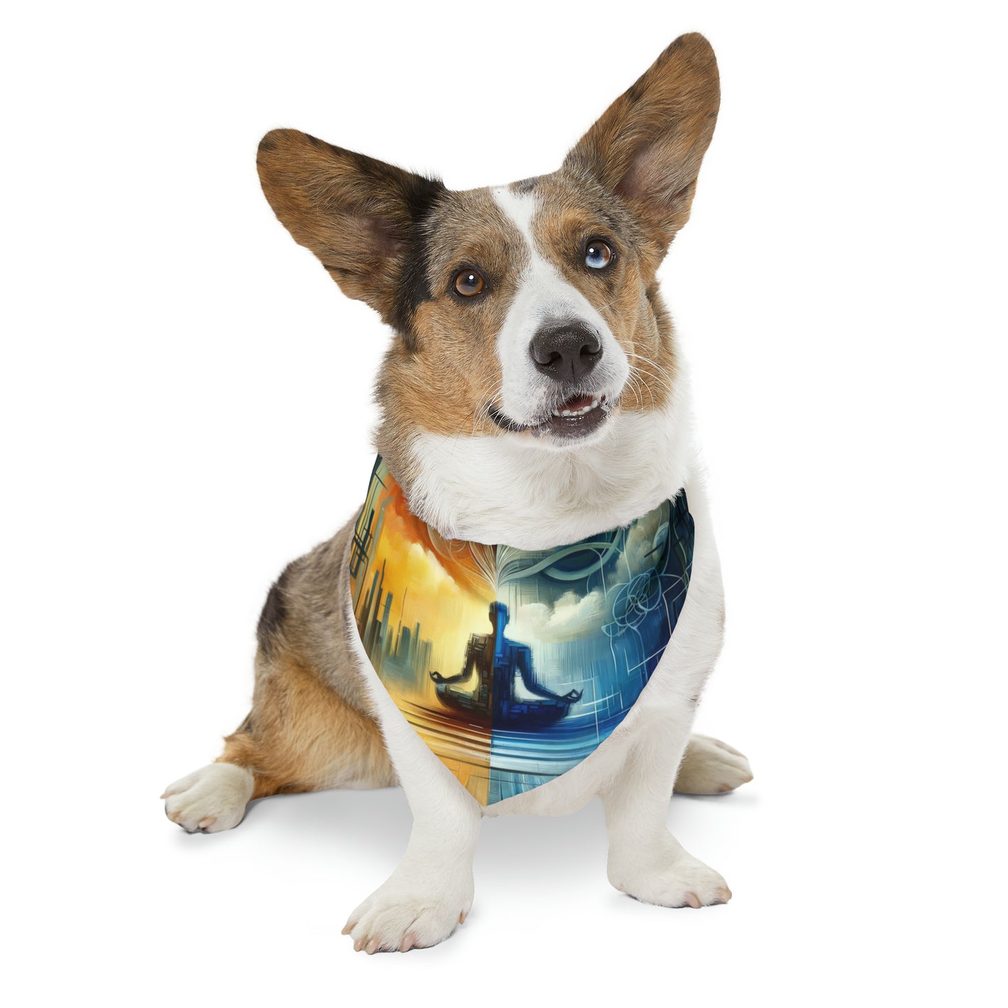 Digital Spiritual Journey Pet Bandana Collar