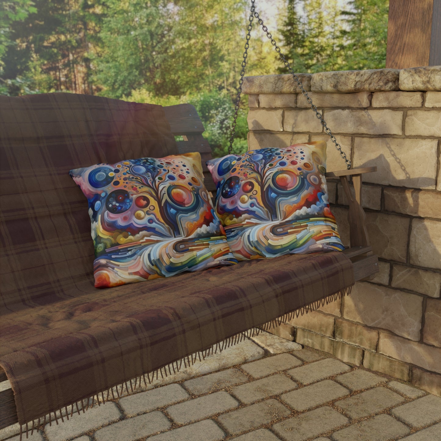 Inner Growth Essence Outdoor Pillows