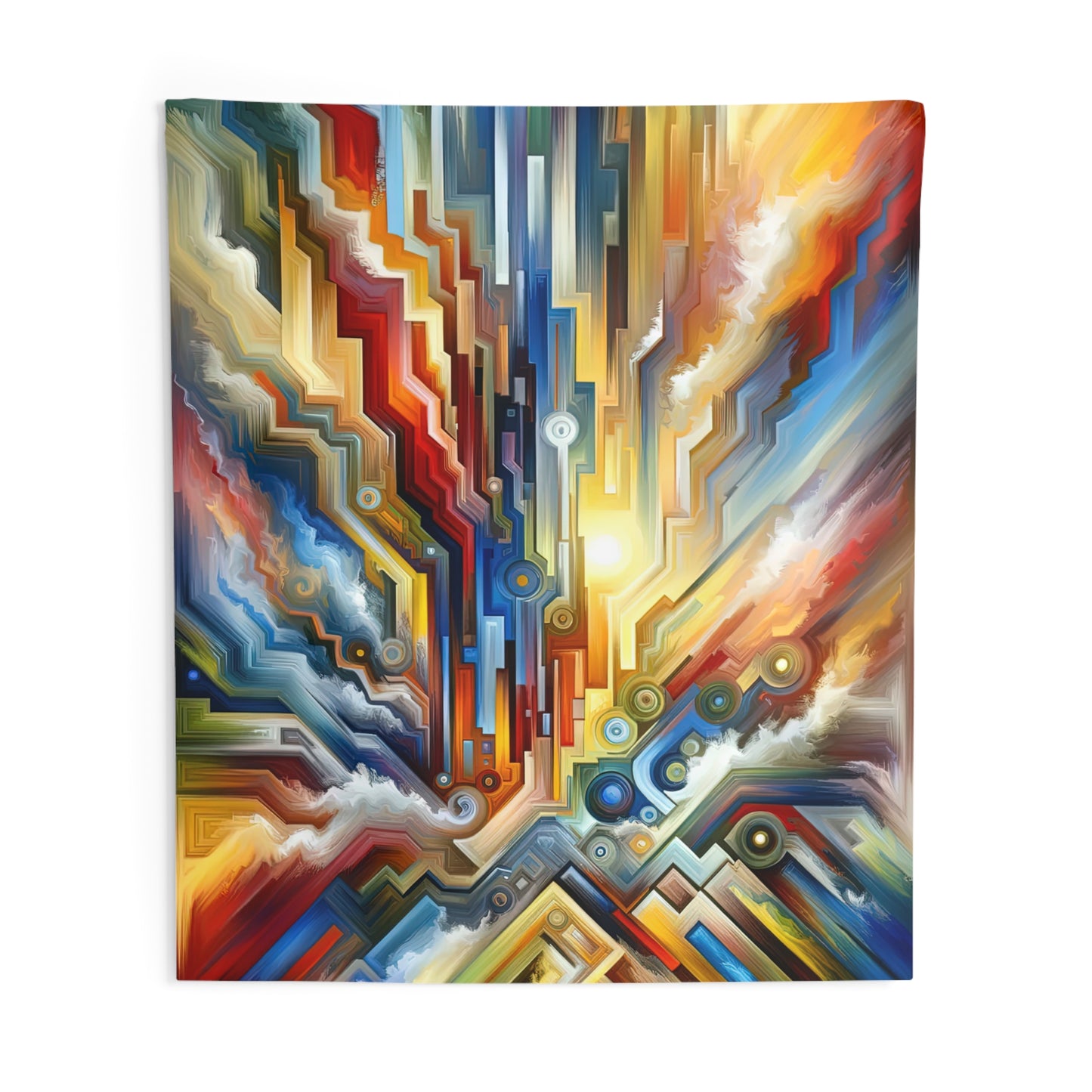 Unity Abstract Vibrancy Indoor Wall Tapestries