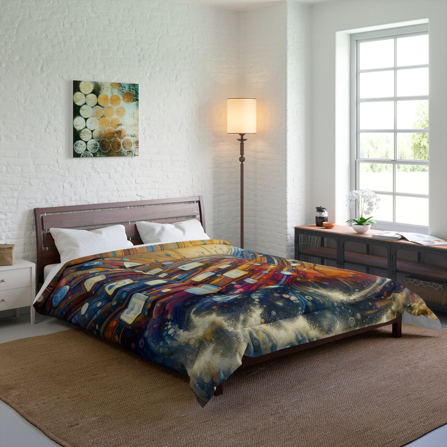 Digital Tapestry Weaving Comforter
