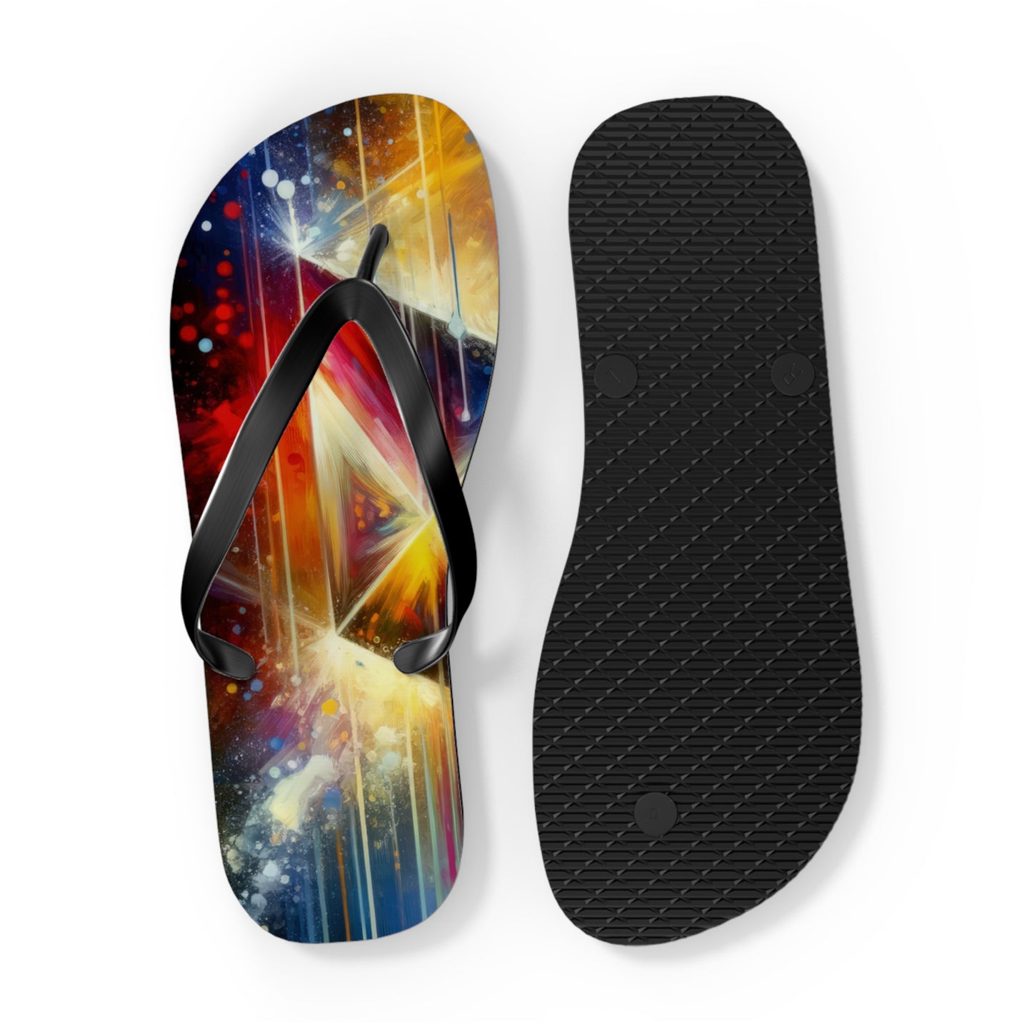 Prismatic Light Spectrum Flip Flops