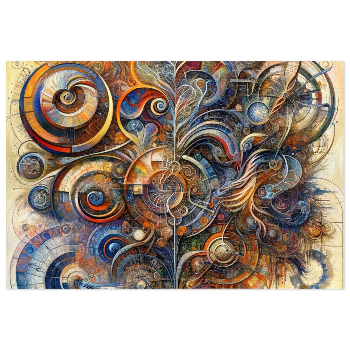 Ethos Web Abstract Jigsaw Puzzle (30, 110, 252, 500,1000-Piece)