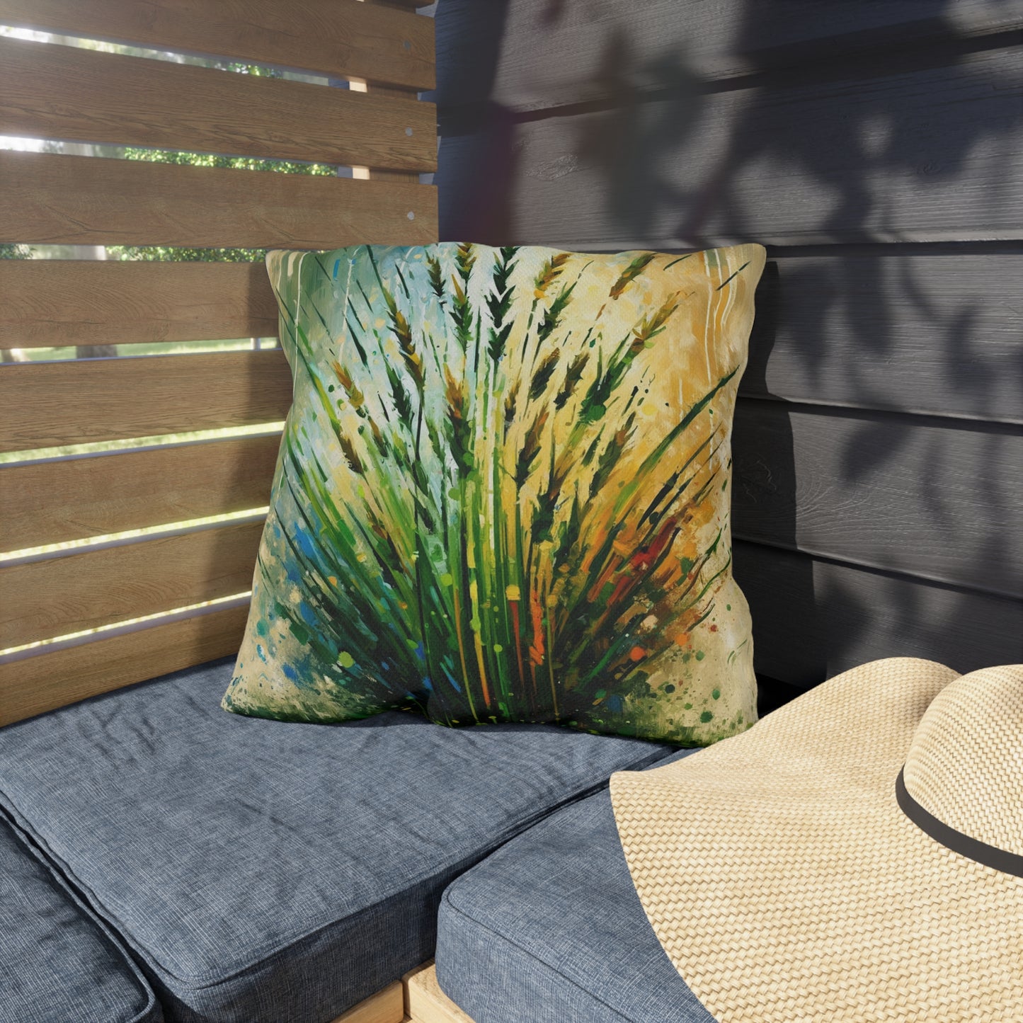Grass Testament Change Outdoor Pillows